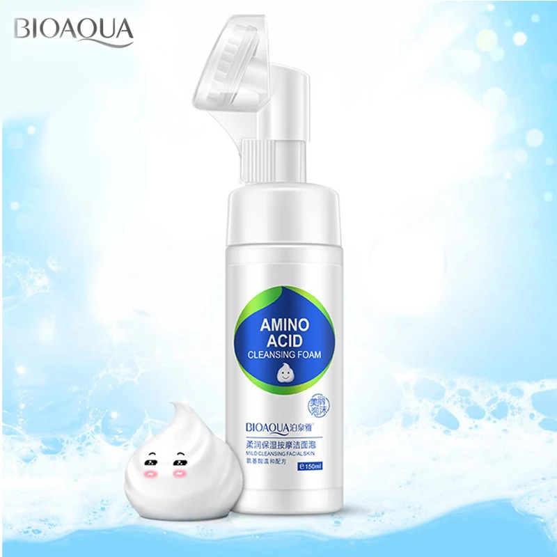 150G аминокислота для лица с гиалуроновой кислотой очищающее средство щетка мытья