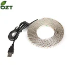 DC5V USB Водонепроницаемая светодиодная лента SMD 3528 RGB гибсветильник вые лампы светильник ТВ фосветильник клейкая лента 1 м 2 м 3 м 4 м 5 м