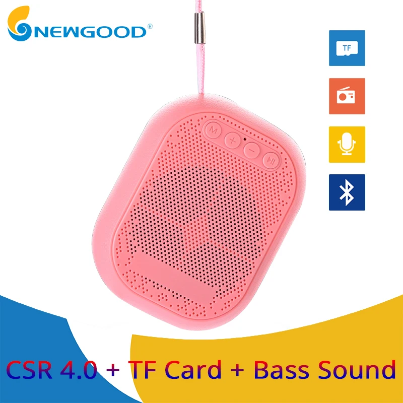 HIFI Портативная Беспроводная Bluetooth-колонка стерео звуковая коробка TF-карта