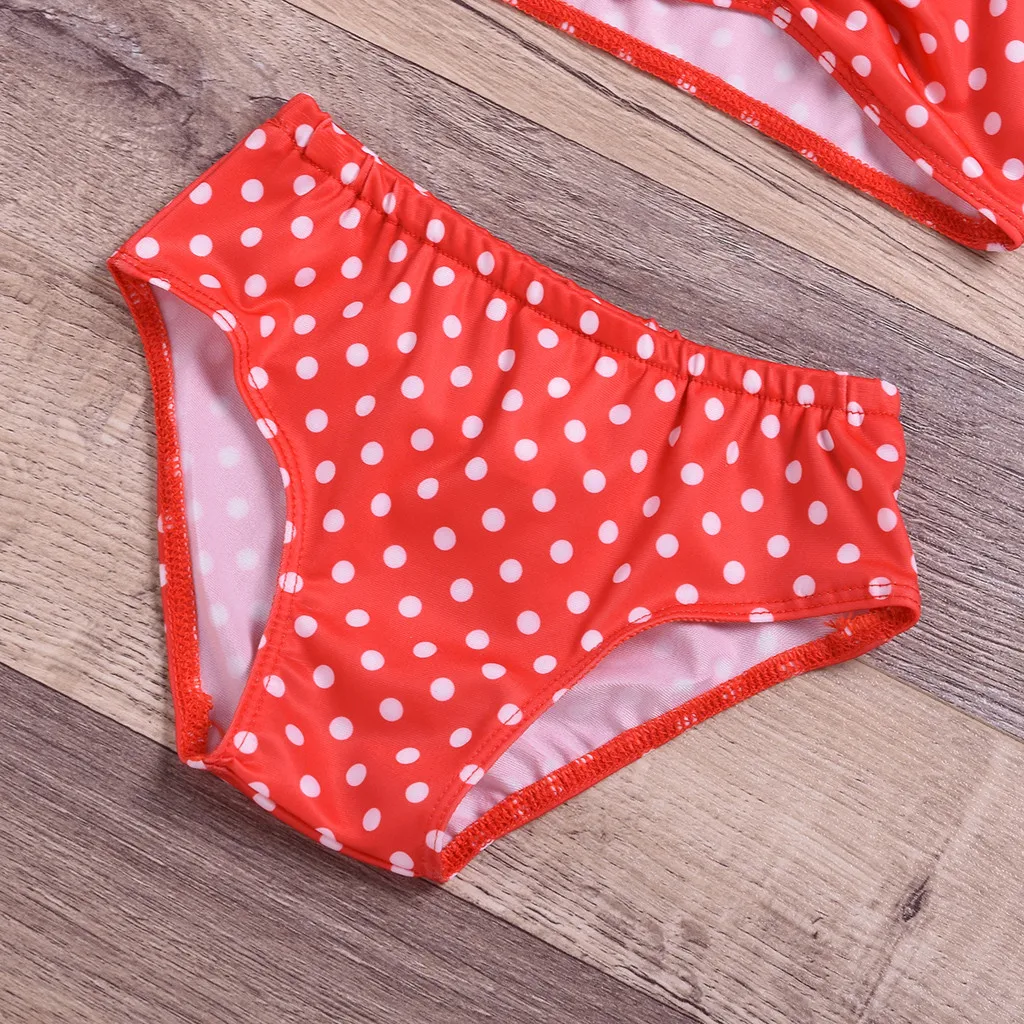 TELOTUNY одежда для купания девочек Дети Детская в горошек С украшением виде