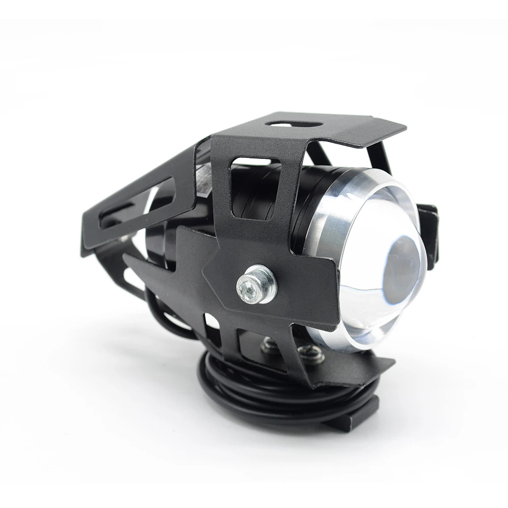 Сова светодиодный 2 шт. белый мото rcycle фары вспомогательная лампа U5 rbike прожектор