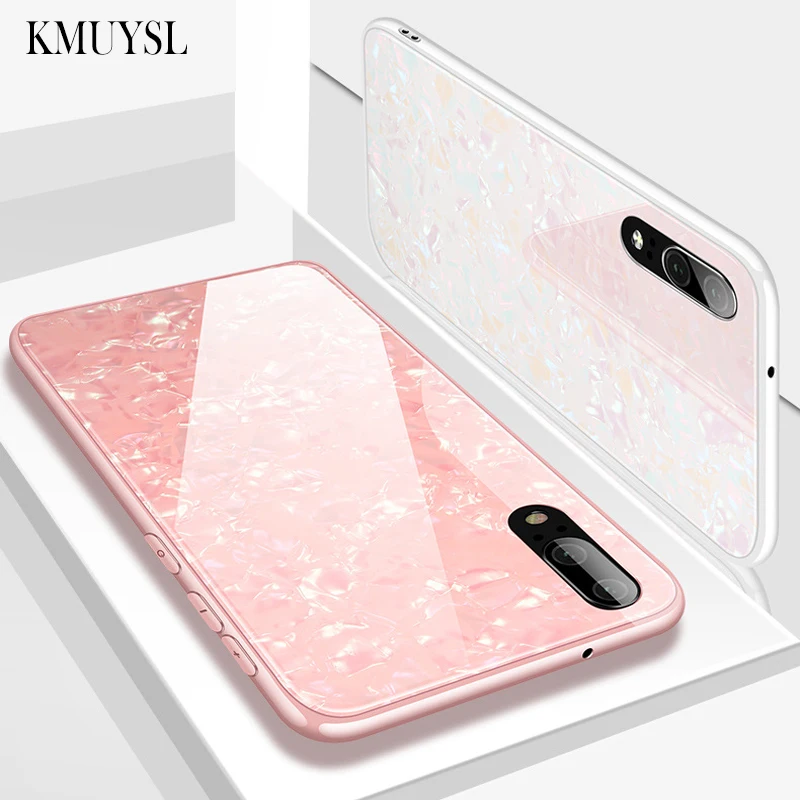Мраморный чехол из закаленного стекла для Huawei Mate 30 20 10 P30 P20 Lite Pro Y9 2019 Honor 9 8C 8X 7C 7A Nova