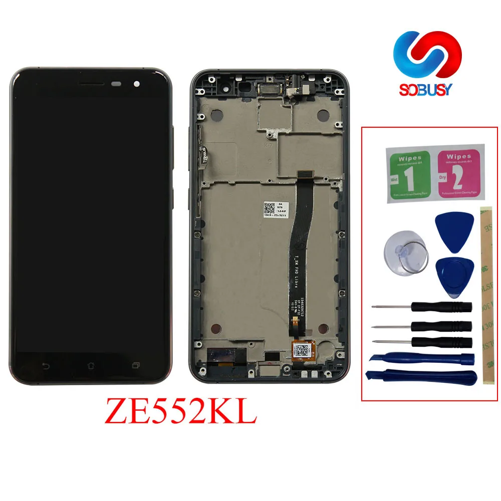 ЖК дисплей для Asus ZenFone 3 ZE552KL Z012D Z012DC Z012DA панель с цифровым преобразователем