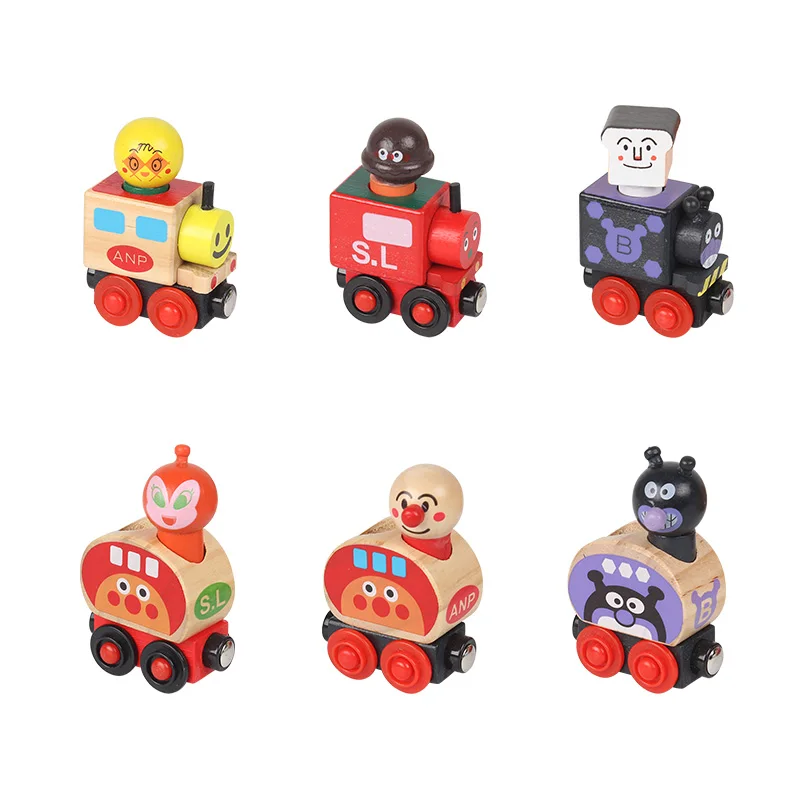 Комплект поезда Anpanman Магнитный фургон для переноски людей поезд детские