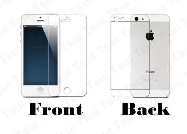 1 Передняя и Назад ясный протектор экрана для iPhone 5 5S 5С очистить экран защитный