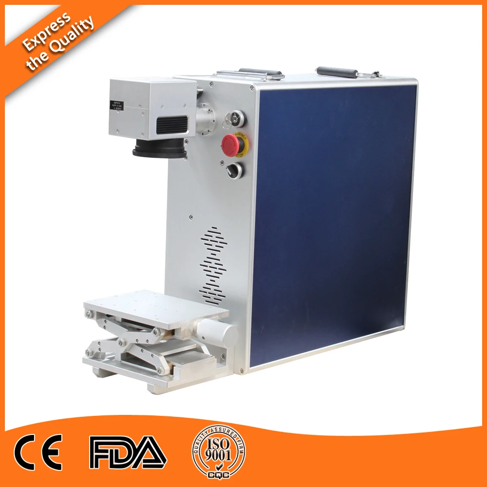 Металлический лазерное считывающее устройство 30 Вт волоконно лазерный маркер