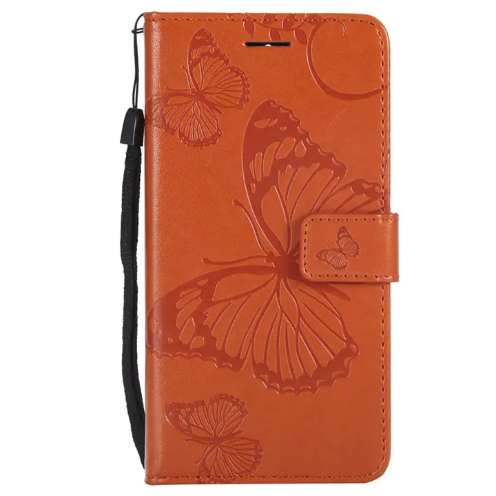 Orange Чехол-книжка Fundas для huawei Honor 10 V10 9 Lite 7X 6A 6X P Smart Enjoy 7S 7 8 Plus 5 Etui кожаный чехол s Cover P06Z - Цвет: Orange