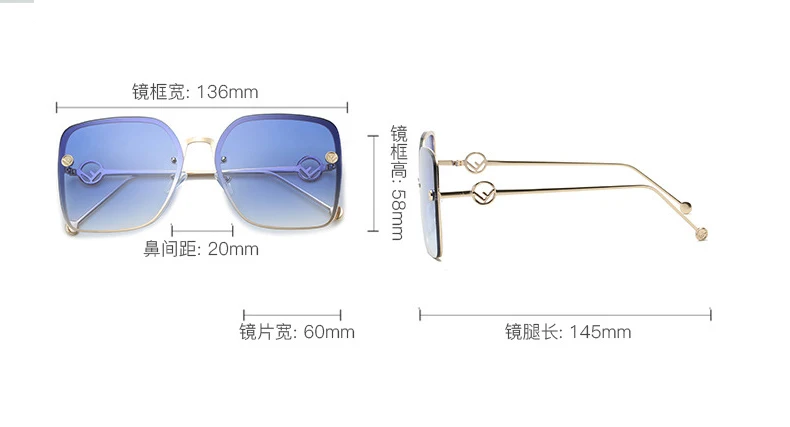 Очки солнцезащитные женские квадратные модные брендовые винтажные солнечные