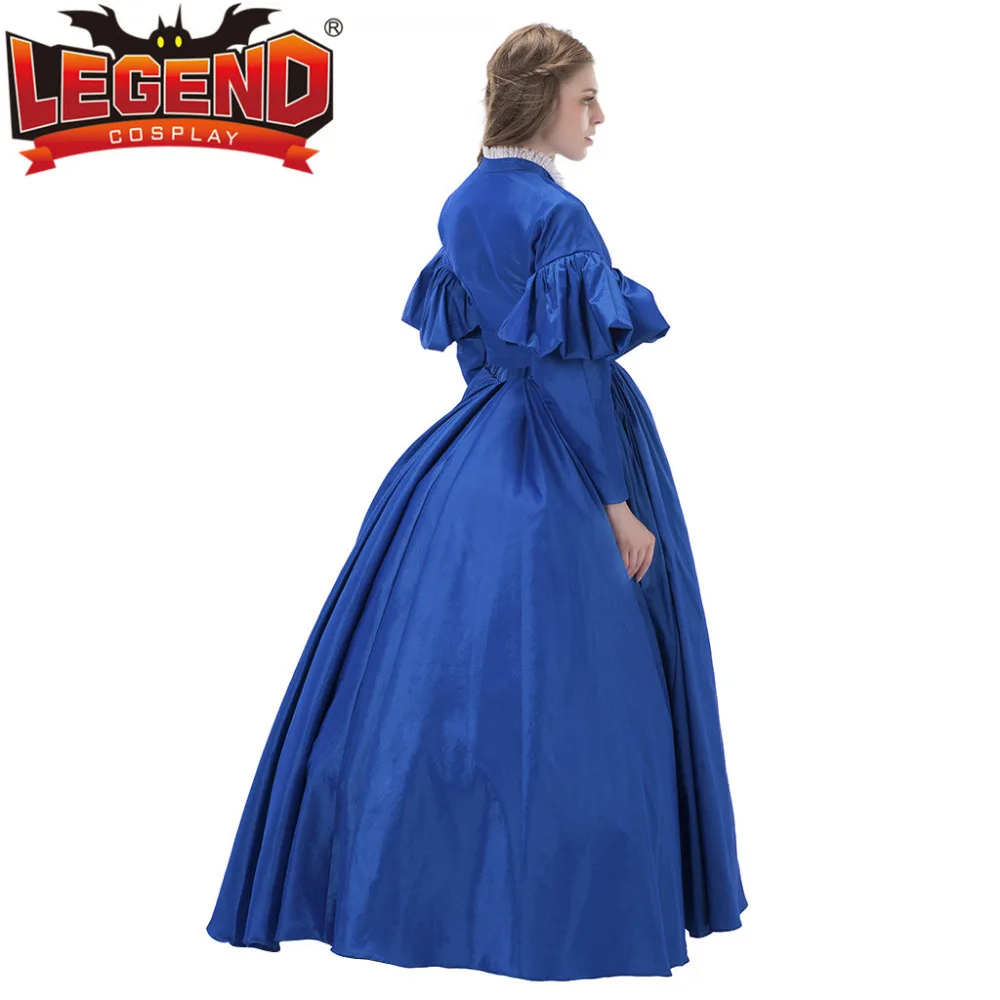 Голубое готическое платье в стиле &quotЛолита&quot женское Рококо Мария Антуанетта