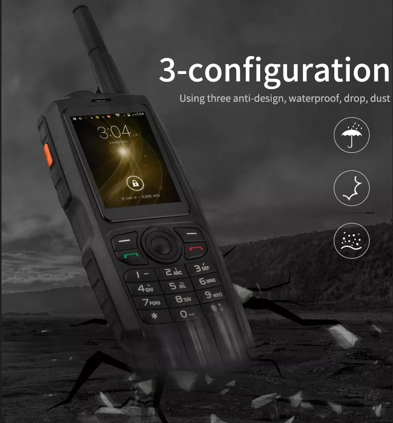 A18 мобильный телефон PTT Zello Walkie talkie IP67 Водонепроницаемый MT6572 Android смартфон 2G/3G Две sim-карты Русская клавиатура