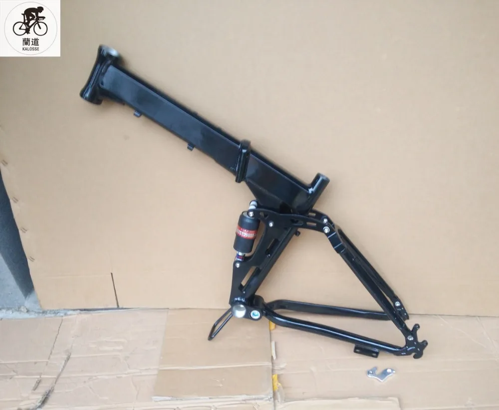 Велосипед Kaloss с складной рамой, аксессуарами для велосипеда и алюминиевым сплавом, 26*17 дюймов, горный велосипед.
