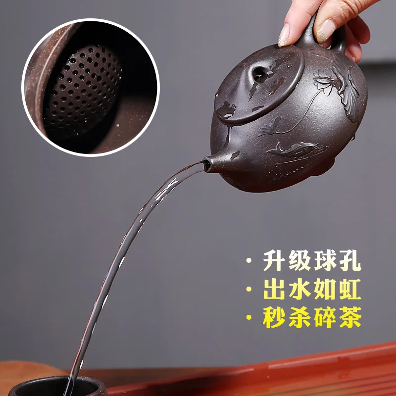 Горшок тыква горшок JingZhou каменная для чая ручной работы рекомендуется покраска