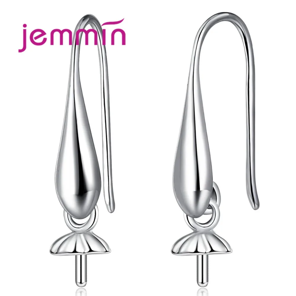 

Изготовление ювелирных изделий DIY серебряные серьги-Крючки 925 пробы серебряные серьги компоненты ювелирных изделий