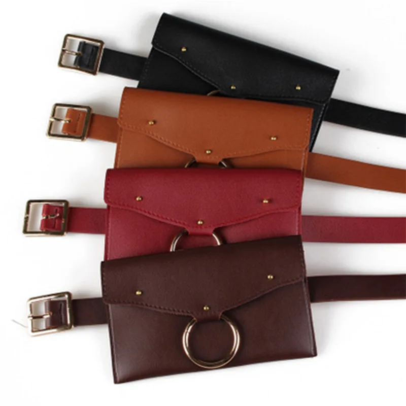 

Anreisha Winter Clearance Women Waist Bag Soft PU Leather Waist Bag Pack Girl Fashion Belt Bag Travel Pouch Fanny Money Bags 70