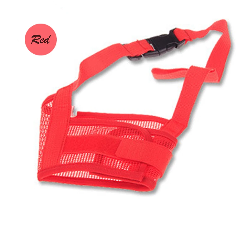 Регулируемая Маска намордник против лая укусов для собак расходные материалы