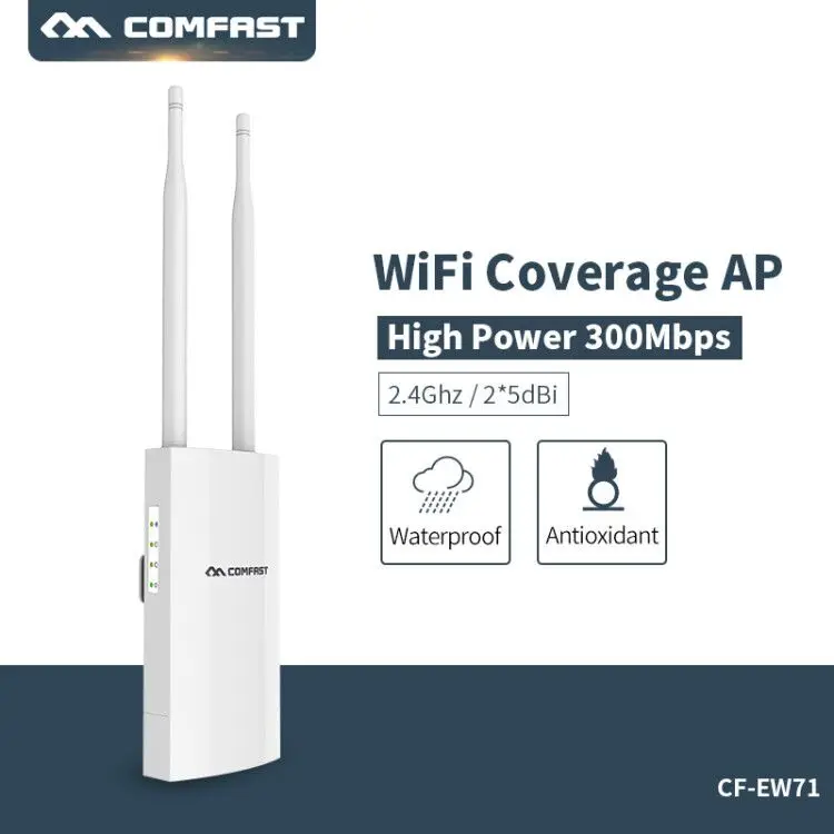 300 Мбит/с беспроводной Открытый AP маршрутизатор Lan/Wan 48 в Poe Wifi точка доступа 802.11n