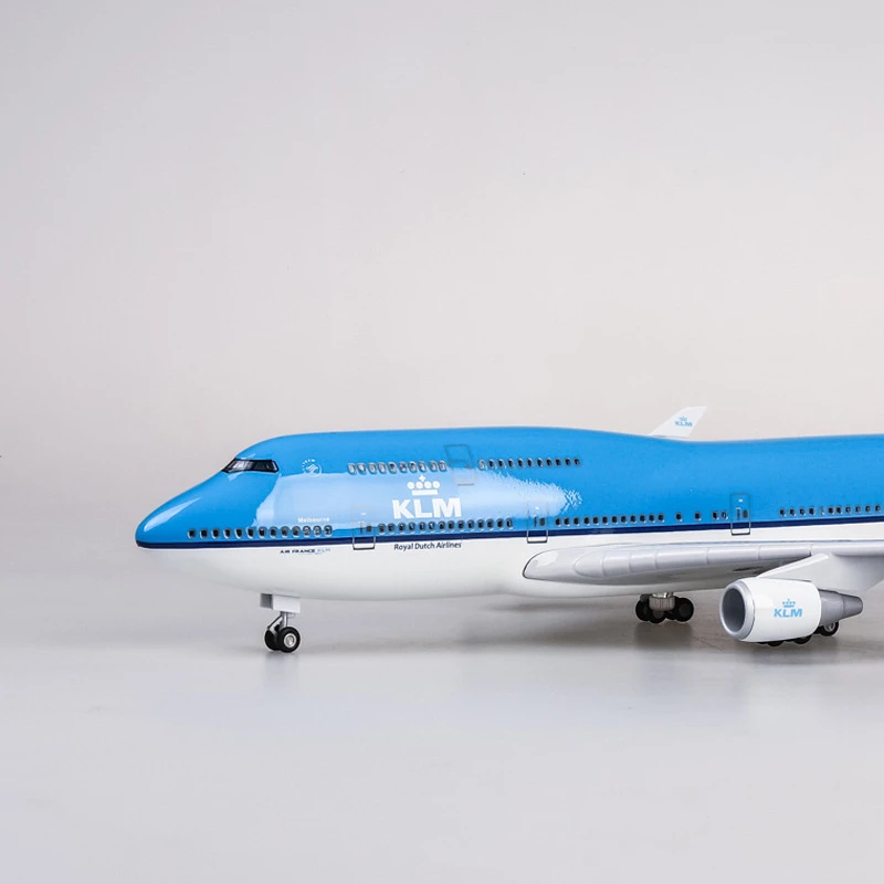 47 см 1:160 масштаб самолетов Boeing B747 KLM Royal Dutch Airlines модель самолета с колесом литья