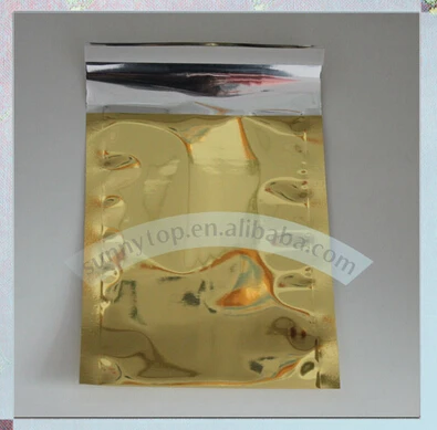 Gold 9x12 элегантные голографической фольги Поли Мейлер A4/C4 229x324 мм пластиковые конверты доставки - Цвет: Gold