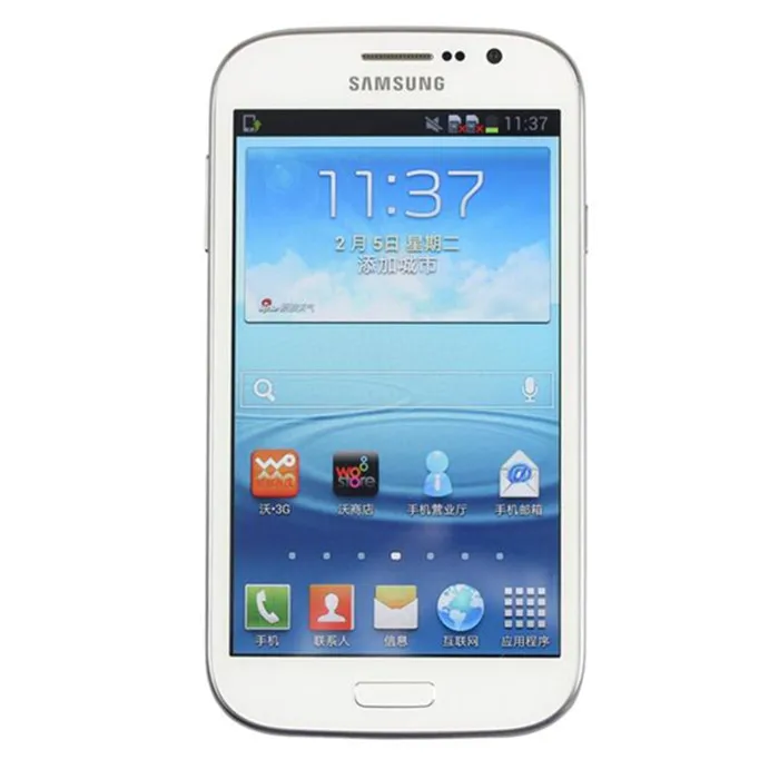Разблокированный samsung Grand Duos I9082 Dual SIM Android 5,0 дюймов сенсорный экран 8MP камера WiFi gps мобильный телефон