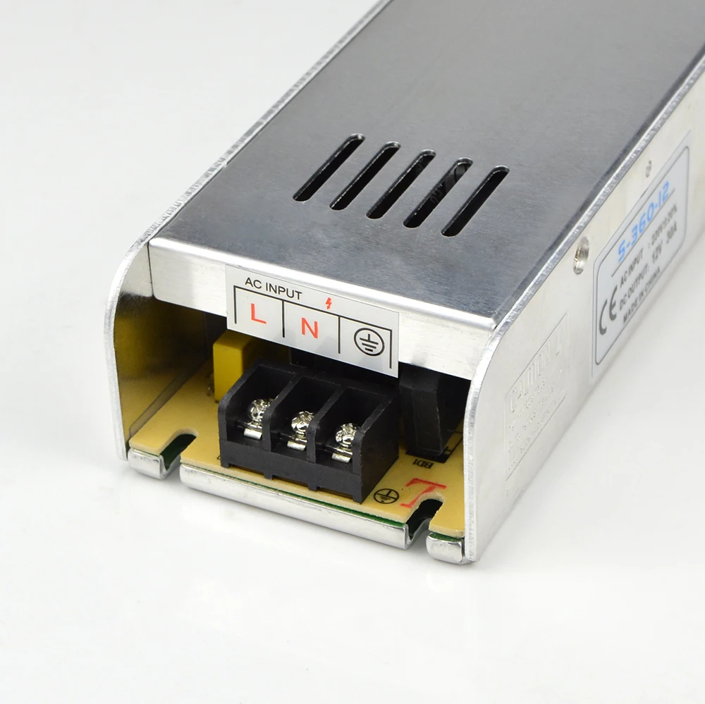 1 шт. светодиодный ленточный светильник 220 в перем. Тока на 12 В постоянного тока