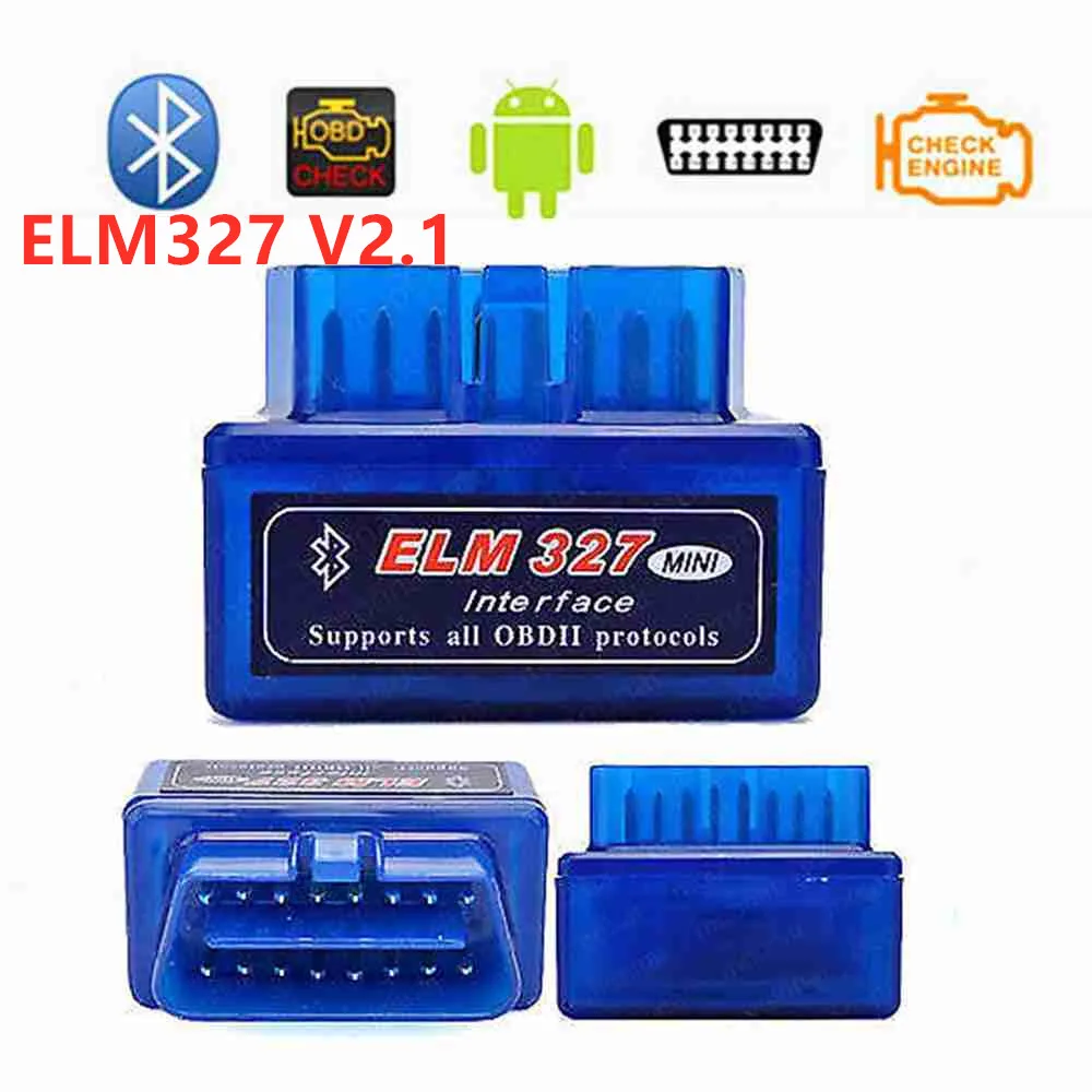 Супер Мини ELM327 V 2 1 Bluetooth ELM 327 Версия НОВЫЙ Авто OBD2/OBDII для Android/Symbian Torque