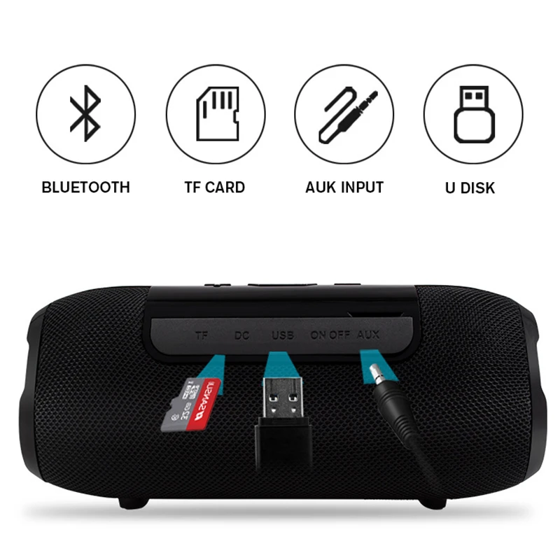 Bluetooth-Колонка NBY компактная с FM-радио | Электроника