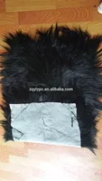 Goat Fur Plates Rug/Long Hair Goat Fur Kidassia Fur Plate