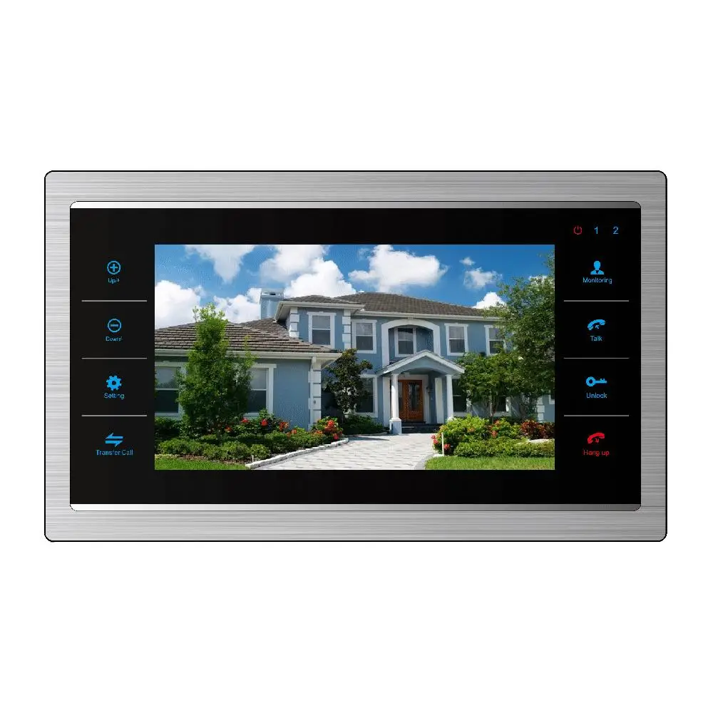 Ysecu 10 дюймов HD видео телефон двери дверной звонок Системы с Камера проводной 1200TVL