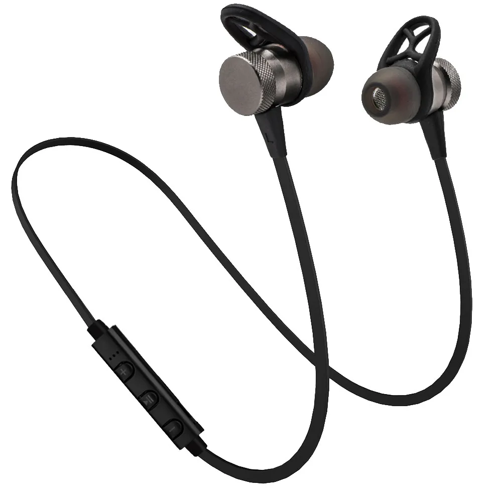 Беспроводные Bluetooth наушники VOBERRY с металлическим магнитом 3D стерео гарнитура для