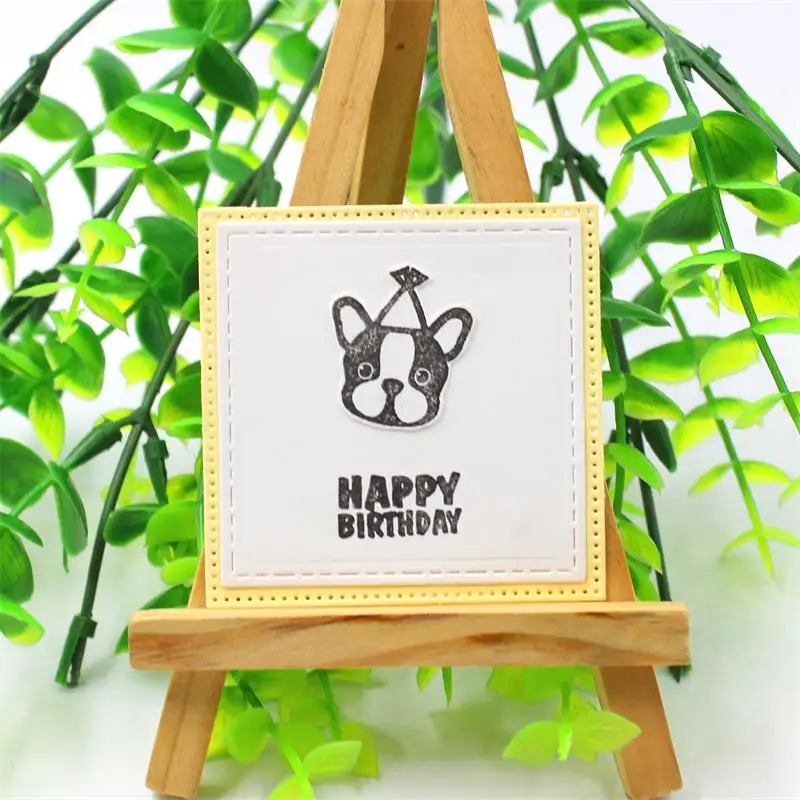 Прозрачные силиконовые штампы KSCRAFT с милыми собаками для скрапбукинга сделай