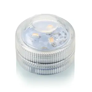 Kitosun DHL Бесплатная доставка 100 шт. свадебный Декор водонепроницаемый светодиодный погружной мини-освещение для чайной вечеринки с батареей на Рождество