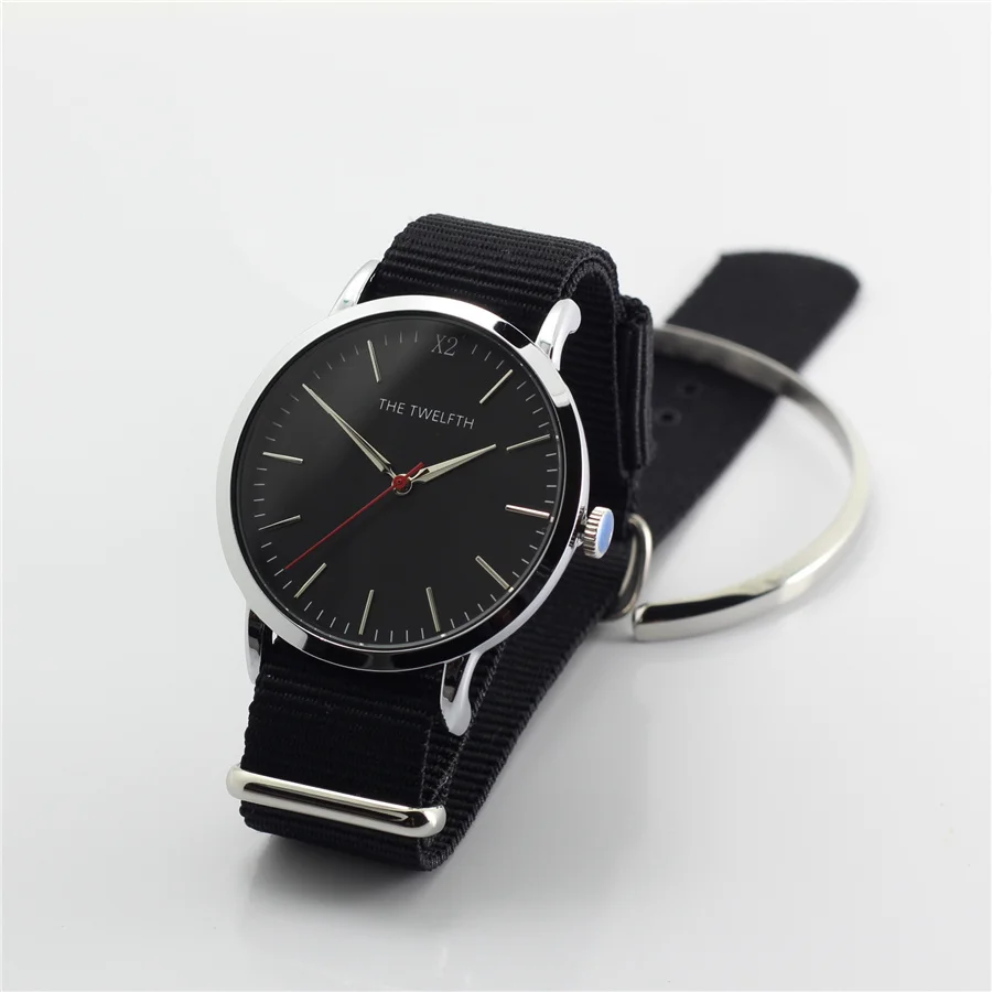 Новые продукты высокое качество Montre homme X2 двенадцатый мужские модные часы черные нейлоновые ремешки мужские часы кварцевые часы мужские - Цвет: 13