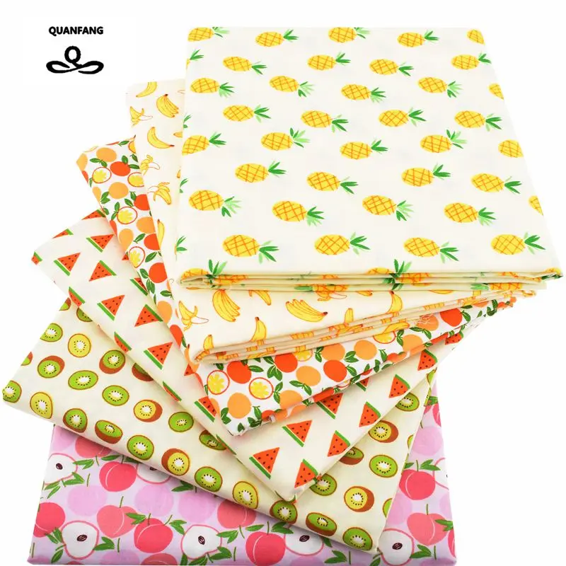 Саржевая хлопковая ткань с принтом для лоскутного шитья/ткань младенцев и