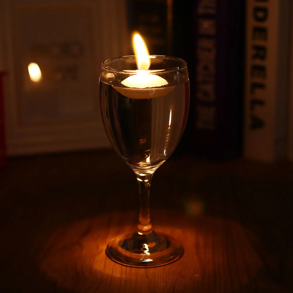 20pcs Small Unscented Floating Candles Home Decor Wedding Birthday Party Dedals