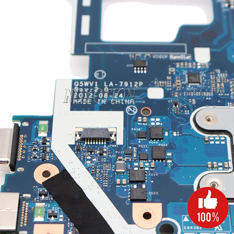 NOKOTION материнская плата для ноутбука ACER Aspire E1-571G V3-571G V3-571 NBY1X11001 Q5WV1 LA-7912P GT630M HM77 PGA989 DDR3