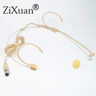 Pro Skin все XLR 3PIN TA3F двойной ушной крючок Mic головной убор гарнитура головной микрофон для AKG Samson беспроводной корпус-пакет передатчик