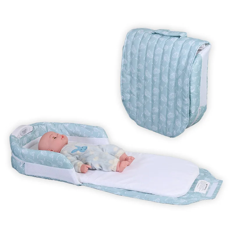 Новая модная складная детская маленькая спальная кровать для новорожденных