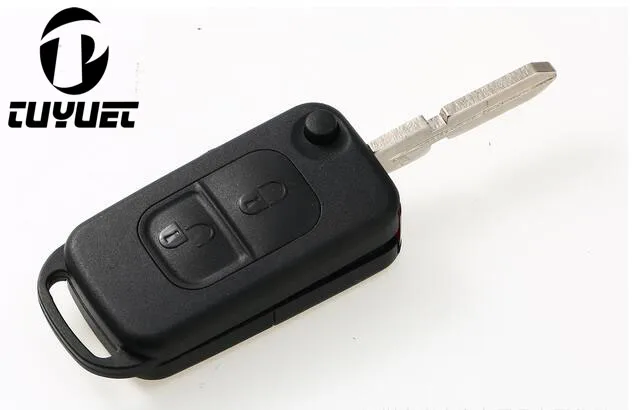 Складной чехол для дистанционного ключа с 2 кнопками Benz 4 Track HU39 Blade | Автомобили и