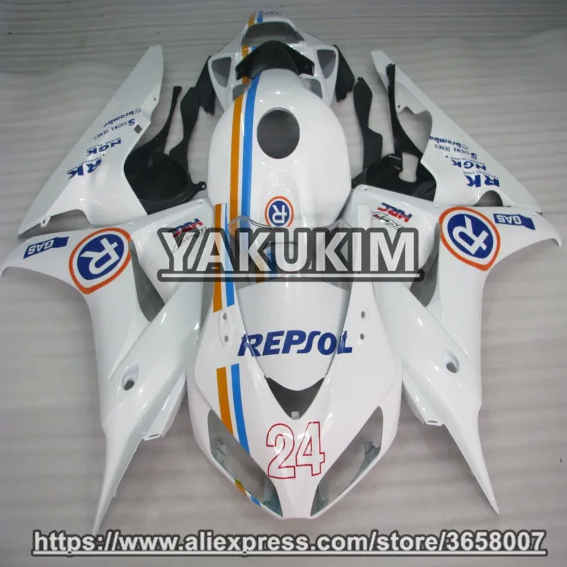 ABS пластик инъекции обтекателя комплект для Honda CBR1000RR 2006 2007 мотоциклетные Badywork