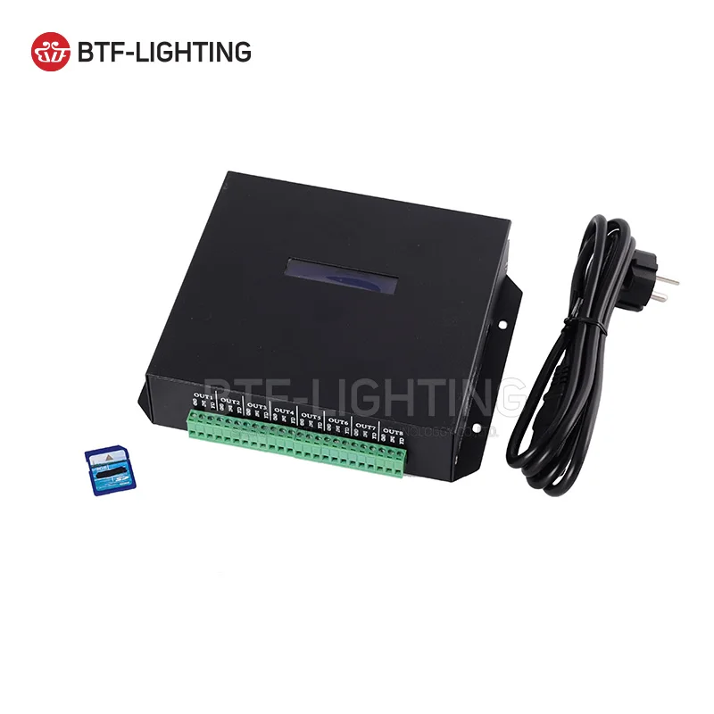 T300K T500K T4000S T8000A светодиодный RGB контроллер для WS2812B WS2811 TM1804 LPD6803 каких-либо IC цветная(RGB) светодиодная полоска DMX контроллер
