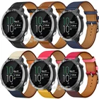 Ремешок из натуральной кожи для часов Garmin Forerunner 645, сменный цветной ремешок для смарт-часов 20 мм