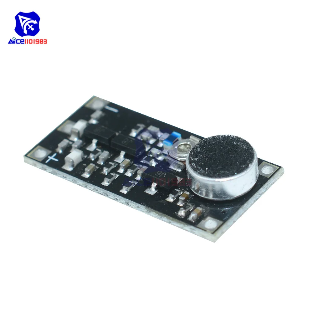 Diymore DC 2-9 V 9mA 88-115MHz мини fm-передатчик беспроводной микрофон модуль частотной платы наблюдения для Arduino