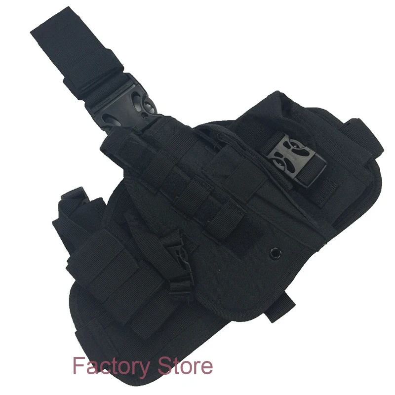 Тактический Молл нейлоновый кобура для ног Glock 1911 M9 M92 HK USP P226 IPSC Пейнтбольного