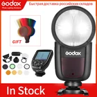 Вспышка Godox V1 V1P V1-P TTL 18000s HSS, литиевая батарея, Вспышка Speedlite для Камеры Pentax