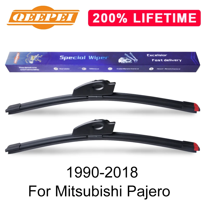 Сменная Щетка стеклоочистителя QEEPEI для Mitsubishi Pajero 1990 2018 силиконовая резина