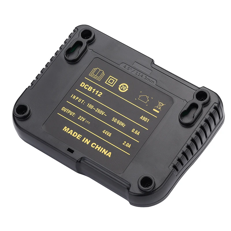 Зарядное устройство 2 а для аккумуляторов Dewalt 18 в DCB112 10 8 20 Li Ion DCB105 DCB205 аксессуары