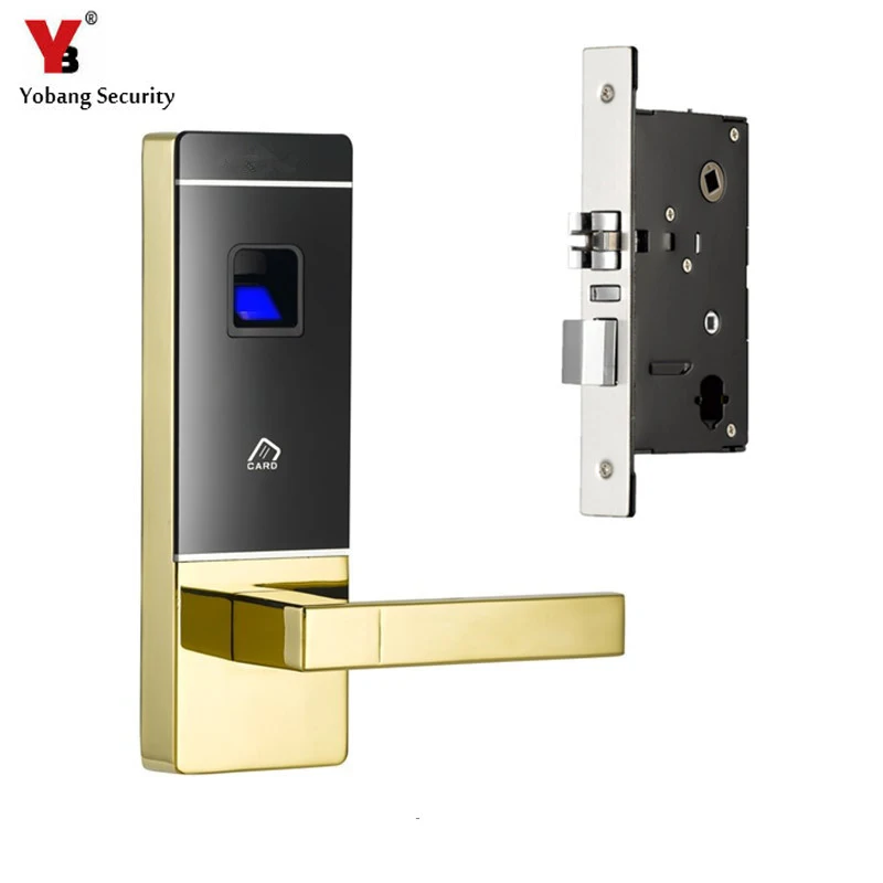 YobangSecurity Умный домашний дверной замок биометрический отпечаток пальца + 4 карты 2