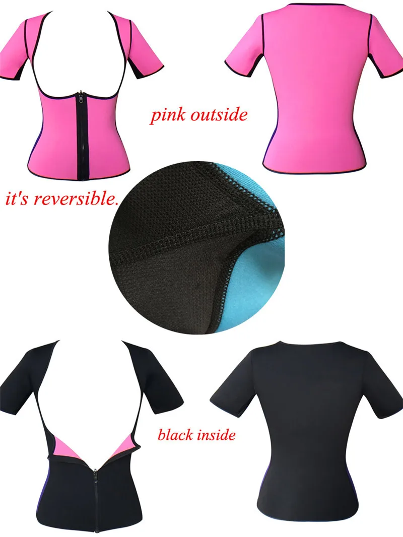 NINGMI горячая майка топ женское неопреновое жилет с эффектом сауны формирователь