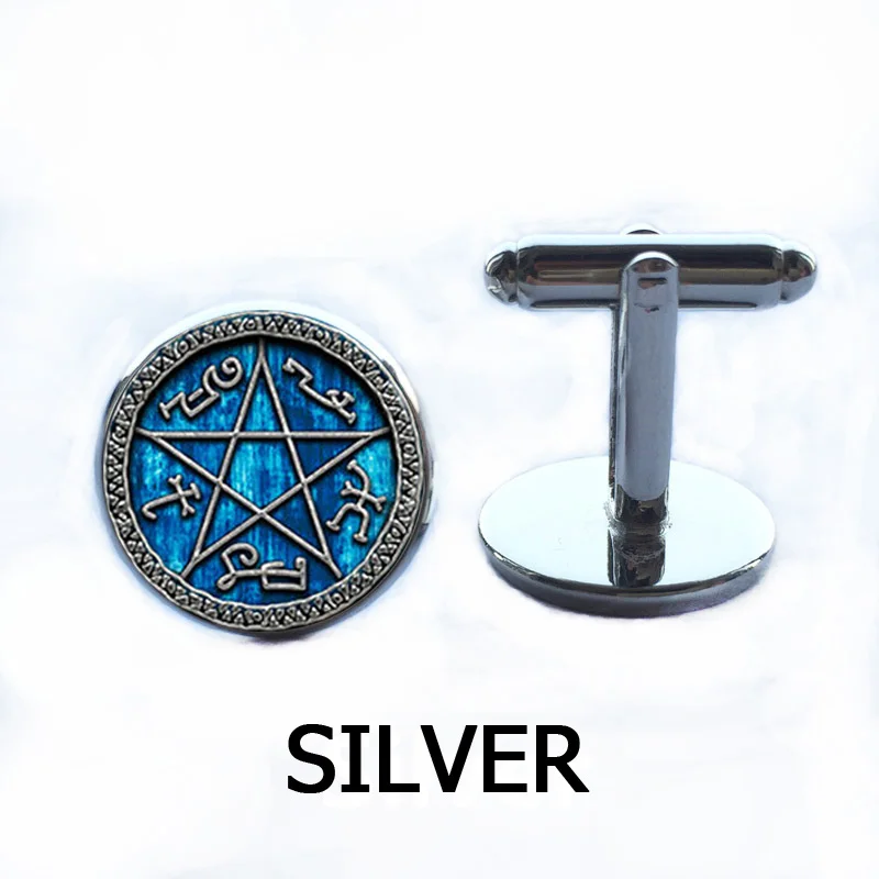 1 пара Сверхъестественное Devils ожерелье Trap ювелирные изделия стекло кабошон