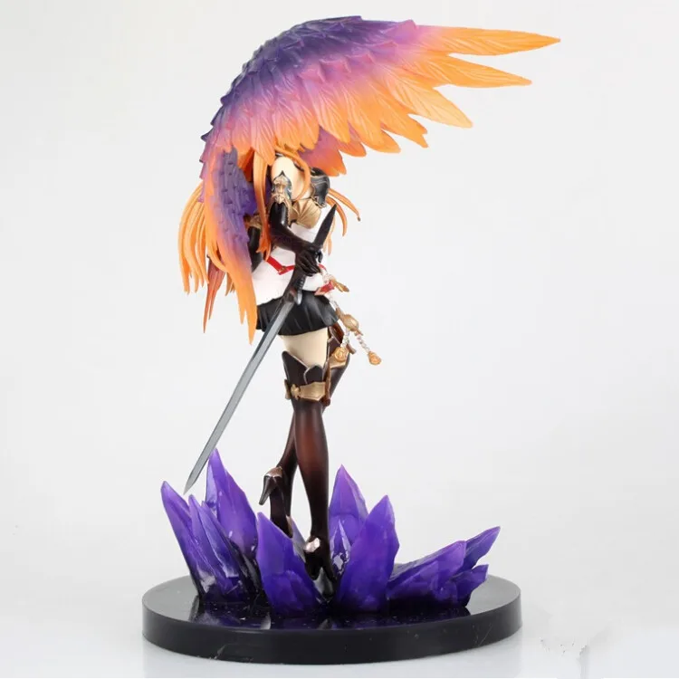 29 см Kotobukiya Rage Of Bahamut Темный ангел Оливия белая версия 1/8 Ани статуя Сексуальная ПВХ